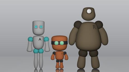 robot cartoon pack preview image